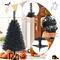 Costway 3ft. Unlit Matte Black Artificial Christmas Tree